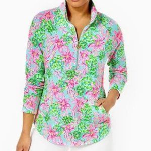 Lilly Pulitzer Skipper Popover So Shellegant NWT sizes medium and large